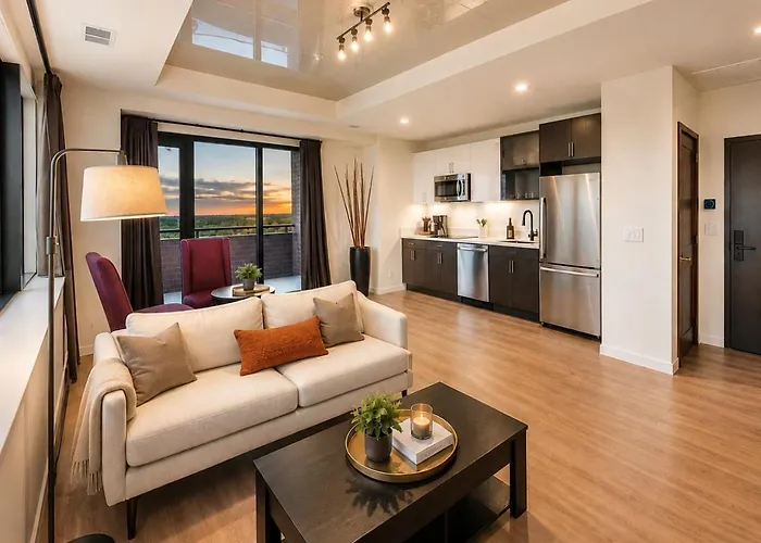 Luxury High Rise Apartment With Balcony